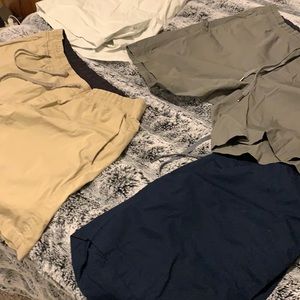 4 pairs of lulu men’s shorts size xl